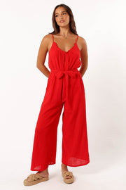 Petal and Pup USA Rompers Alondra Jumpsuit - Red