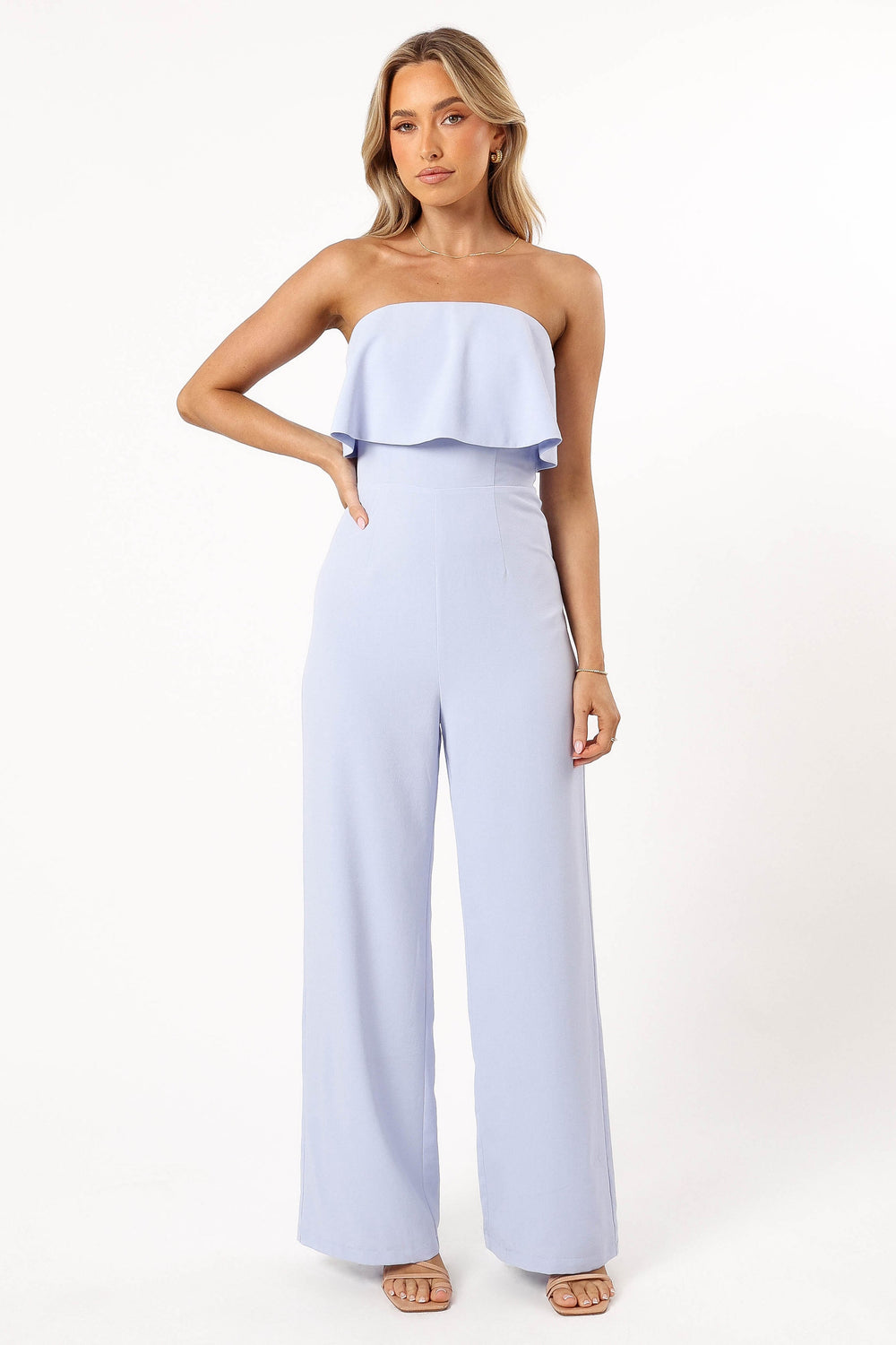 Petal and Pup USA Rompers Annabella Strapless Jumpsuit - Blue