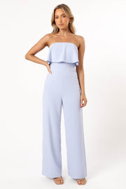 Petal and Pup USA Rompers Annabella Strapless Jumpsuit - Blue