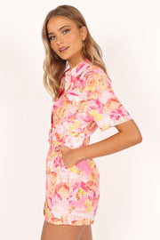 Petal and Pup USA Rompers Arianna Romper - Pink Scenic