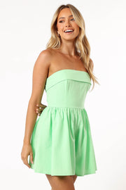 Petal and Pup USA Rompers Beatrice Romper - Apple Green