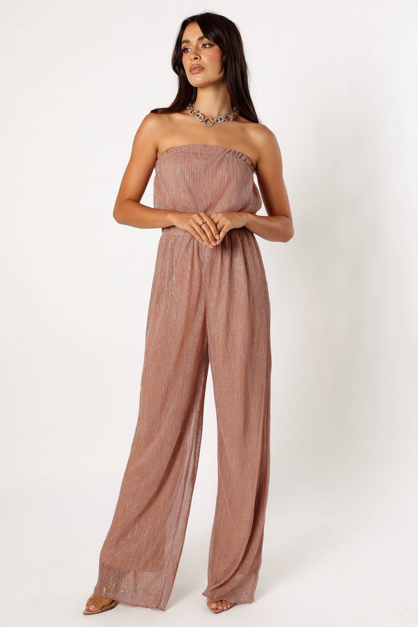 Petal and Pup USA Rompers Callie Jumpsuit - Rose Gold