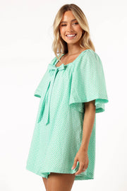 Petal and Pup USA Rompers Chelsea Romper - Mint Green