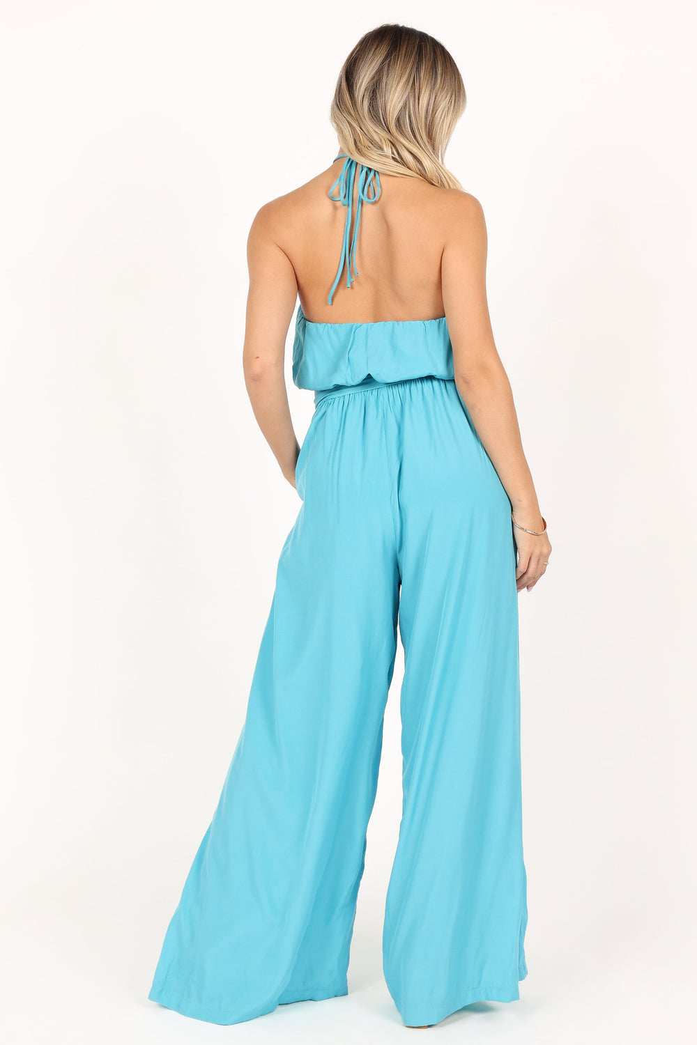 Petal and Pup USA Rompers Dionne Halter Jumpsuit - River Blue