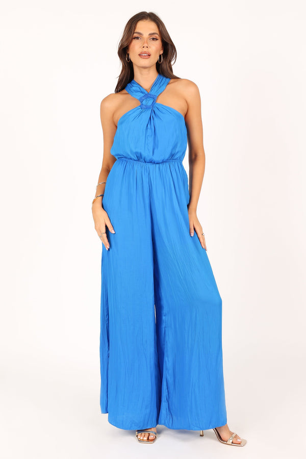 Petal and Pup USA Rompers Dylan Wide Leg Jumpsuit - Blue