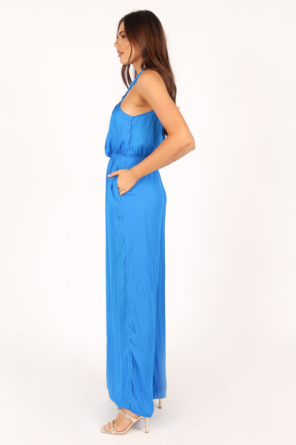 Petal and Pup USA Rompers Dylan Wide Leg Jumpsuit - Blue