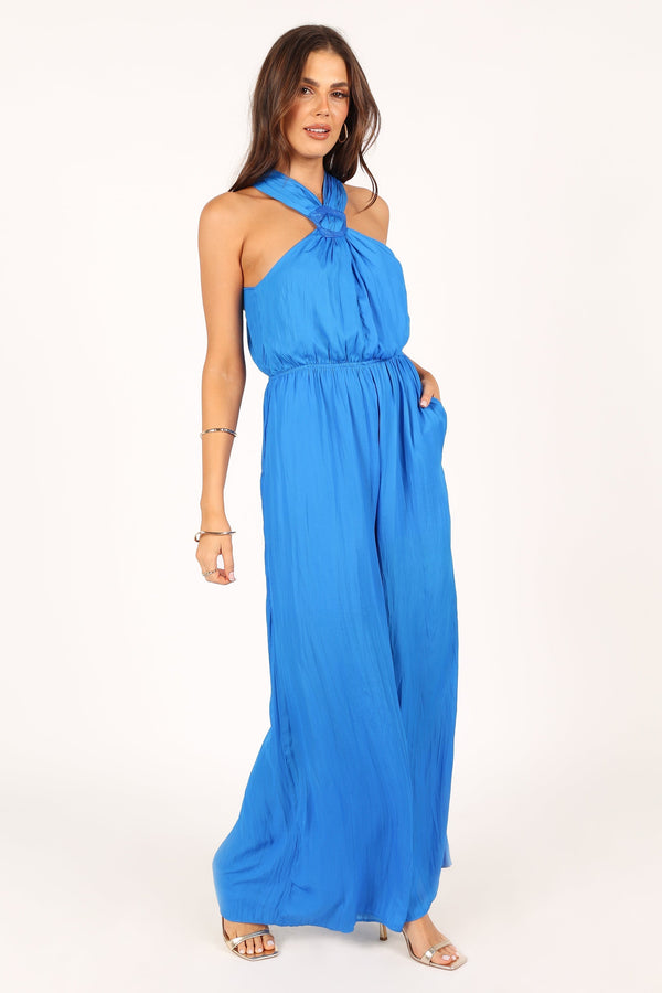 Petal and Pup USA Rompers Dylan Wide Leg Jumpsuit - Blue