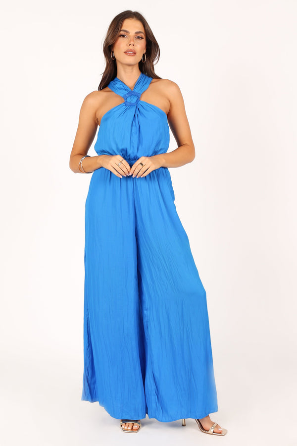 Petal and Pup USA Rompers Dylan Wide Leg Jumpsuit - Blue