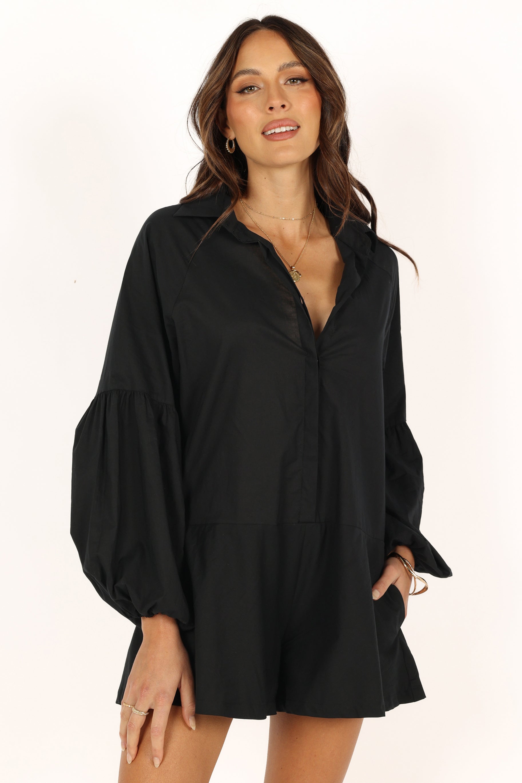 Elsa Romper - Black