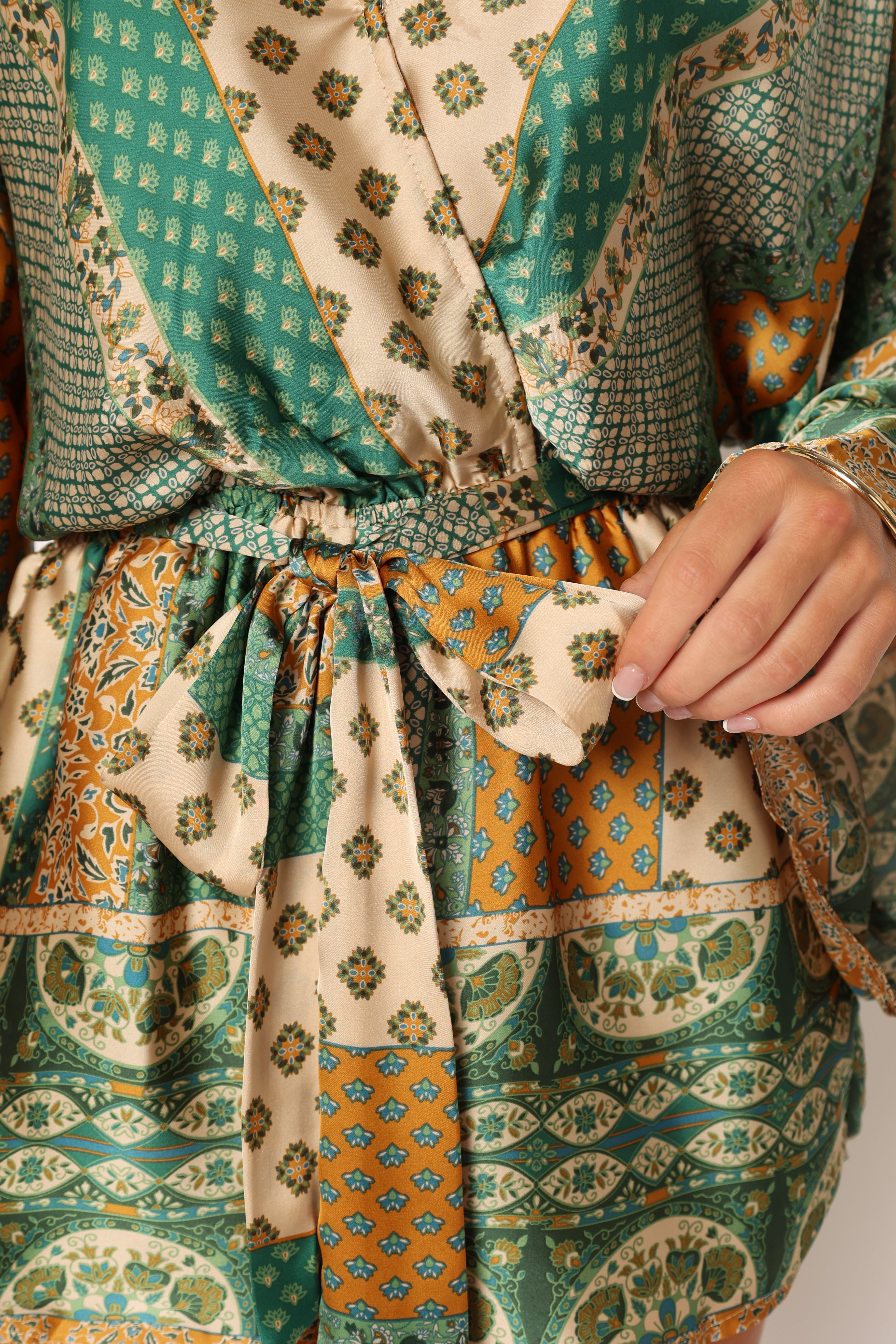 Elyse Romper - Green