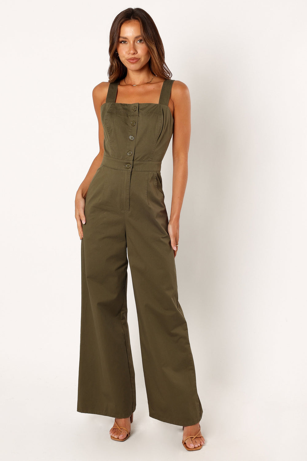 Petal and Pup USA Rompers Gwen Jumpsuit - Olive