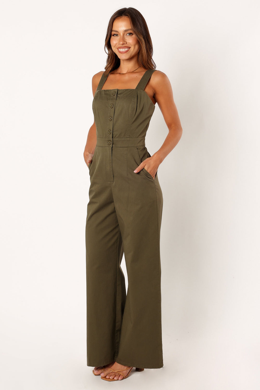 Petal and Pup USA Rompers Gwen Jumpsuit - Olive