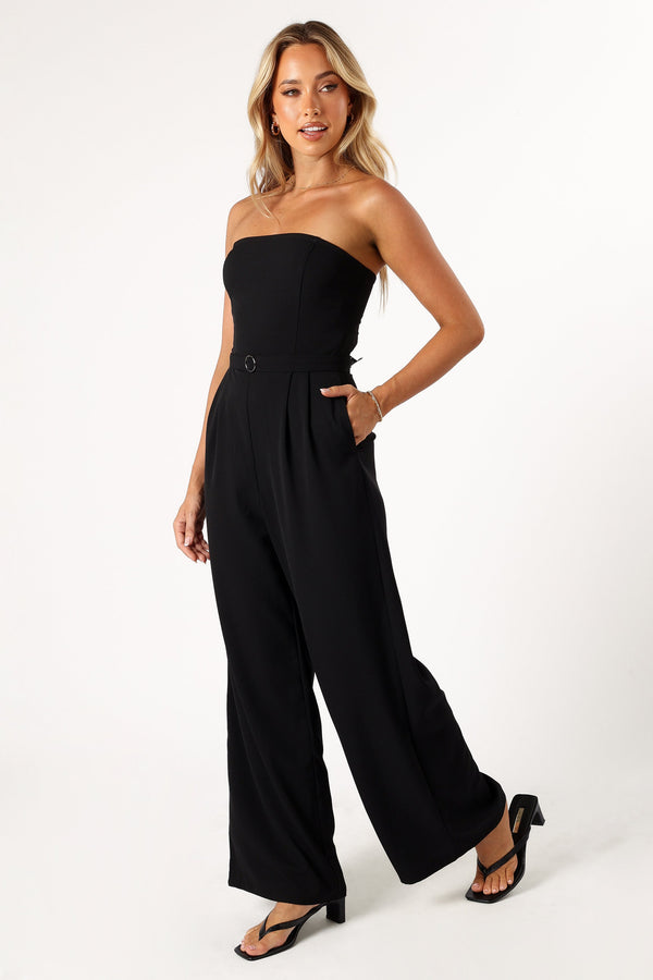 Petal and Pup USA Rompers Hansen Strapless Jumpsuit - Black