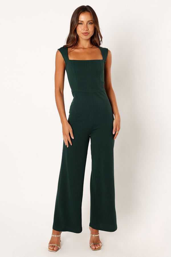 Petal and Pup USA Rompers Iris Jumpsuit - Emerald