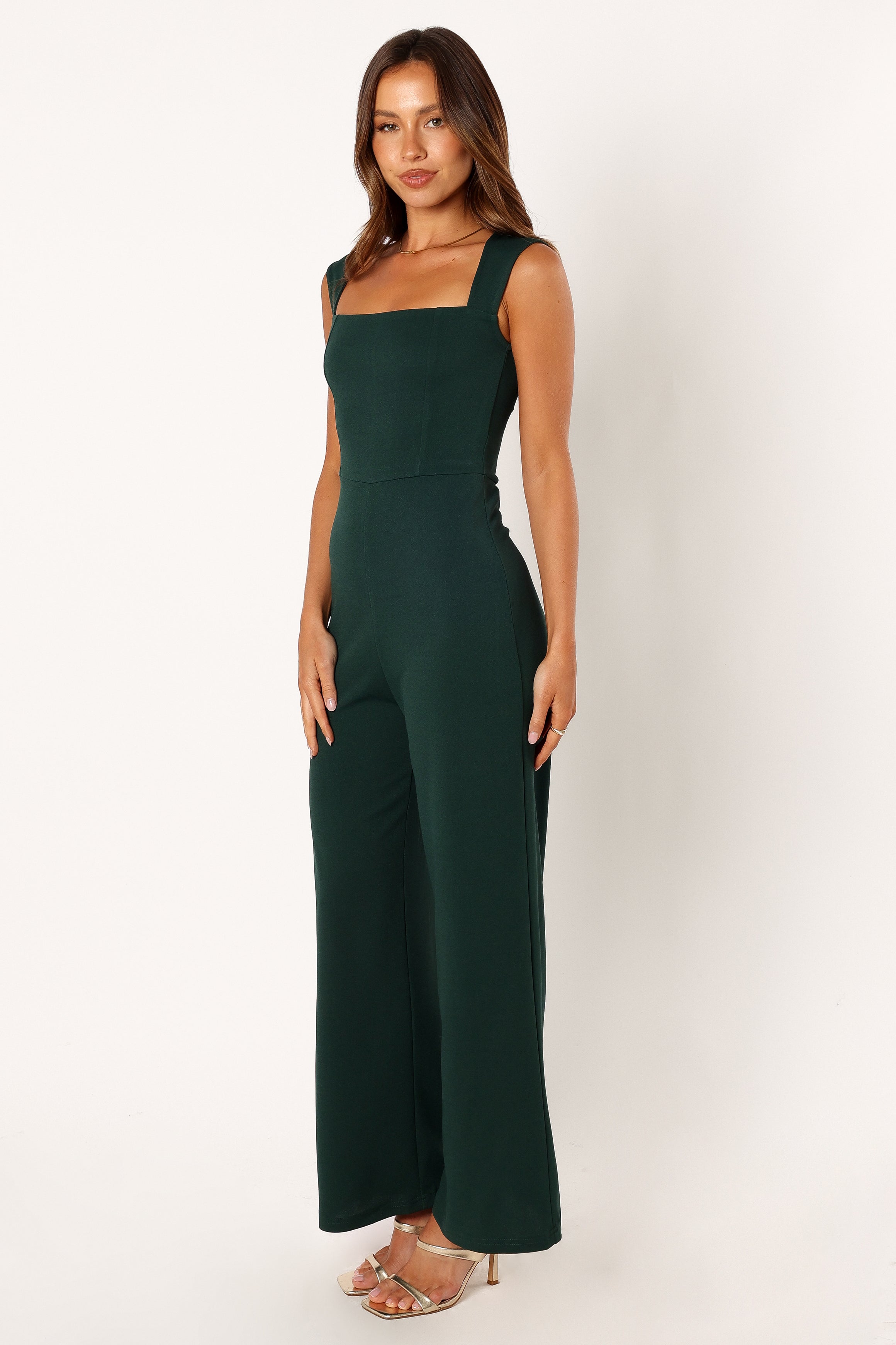 Iris Jumpsuit - Emerald | Petal & Pup USA
