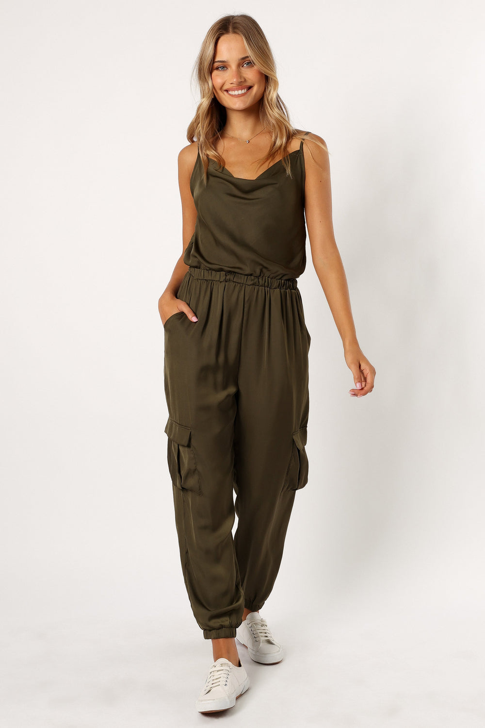 Petal and Pup USA Rompers Jasleen Jumpsuit - Olive