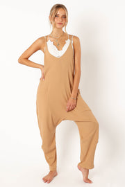 Petal and Pup USA Rompers Kenny Jumpsuit - Tan