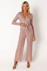 Petal and Pup USA Rompers Kiera Jumpsuit - Rose Gold