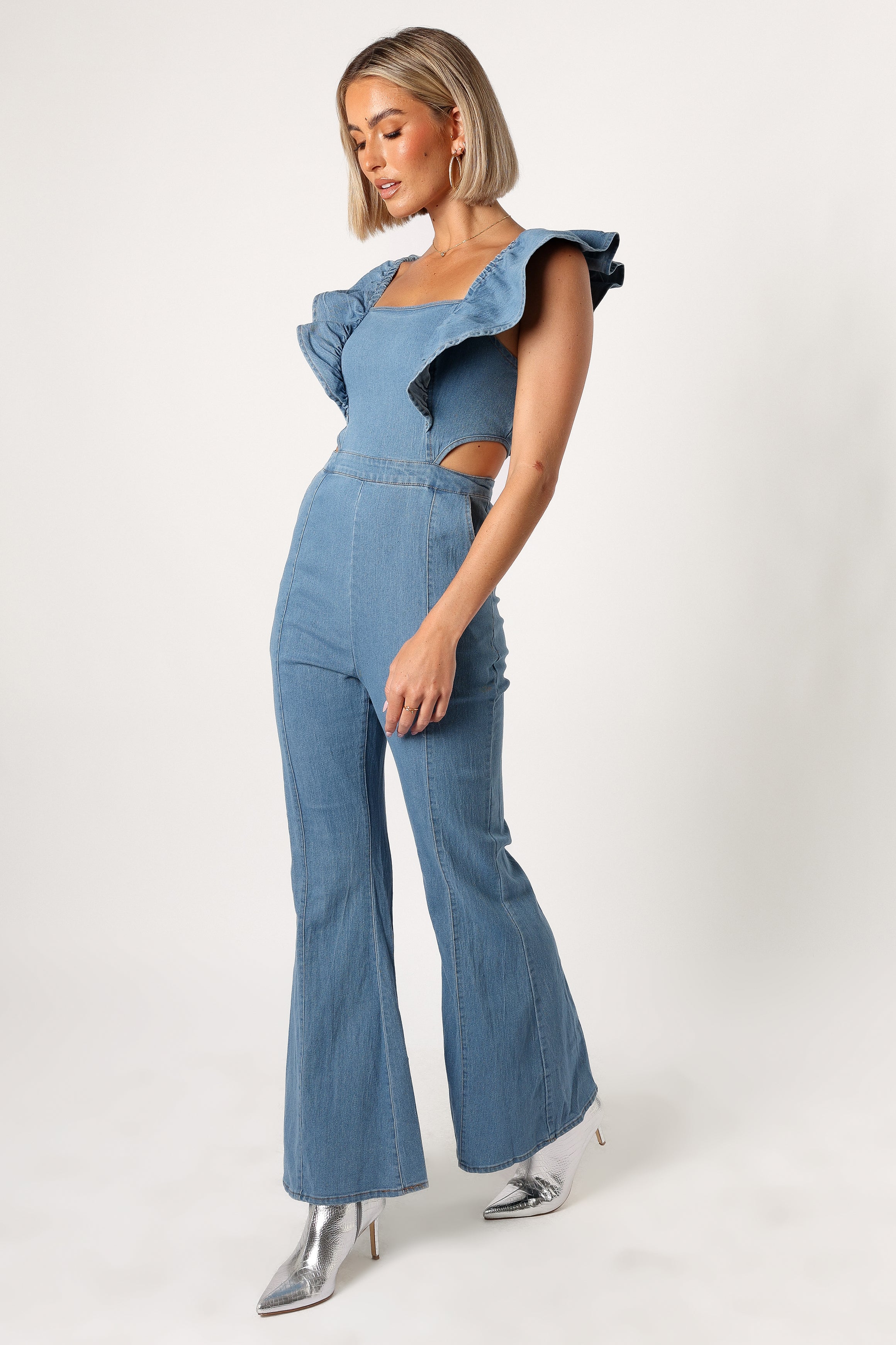 Petal and Pup USA Rompers Kimmie Jumpsuit - Medium Denim