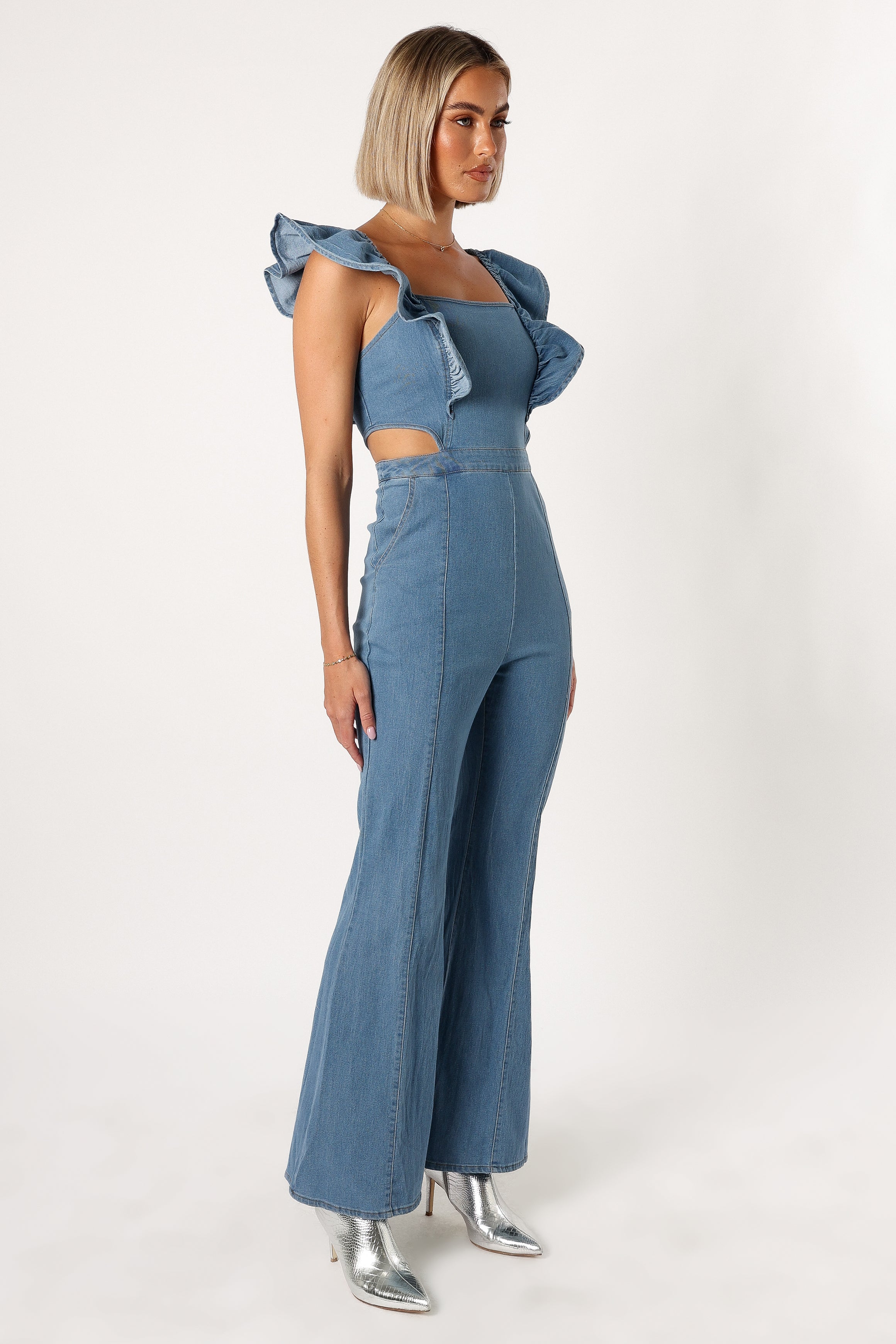 Petal and Pup USA Rompers Kimmie Jumpsuit - Medium Denim
