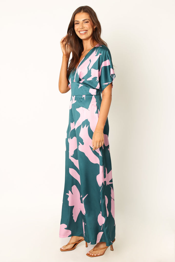 Hutch Floral Wrap-Front Jumpsuit