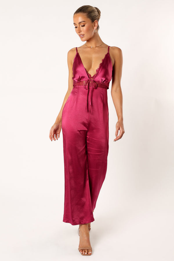 Petal and Pup USA Rompers Lilian Jumpsuit - Berry