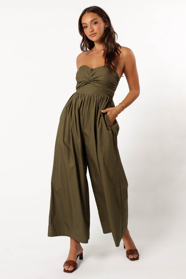 Petal and Pup USA Rompers Marias Jumpsuit - Deep Olive