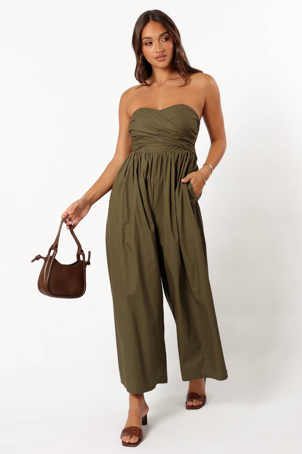 Petal and Pup USA Rompers Marias Jumpsuit - Deep Olive