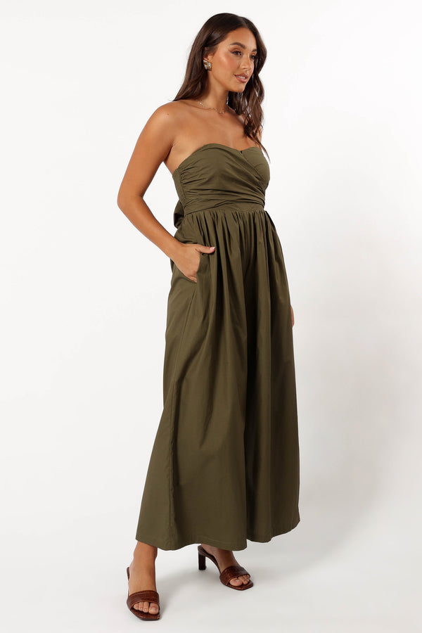 Petal and Pup USA Rompers Marias Jumpsuit - Deep Olive