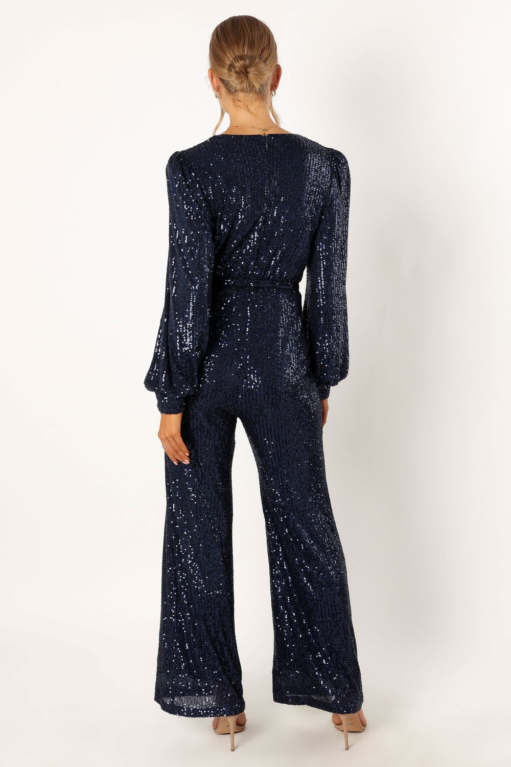 Petal and Pup USA Rompers Marley Sequin Jumpsuit - Navy