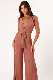 Petal and Pup USA Rompers Nora Wide Leg Jumpsuit - Dusty Rose
