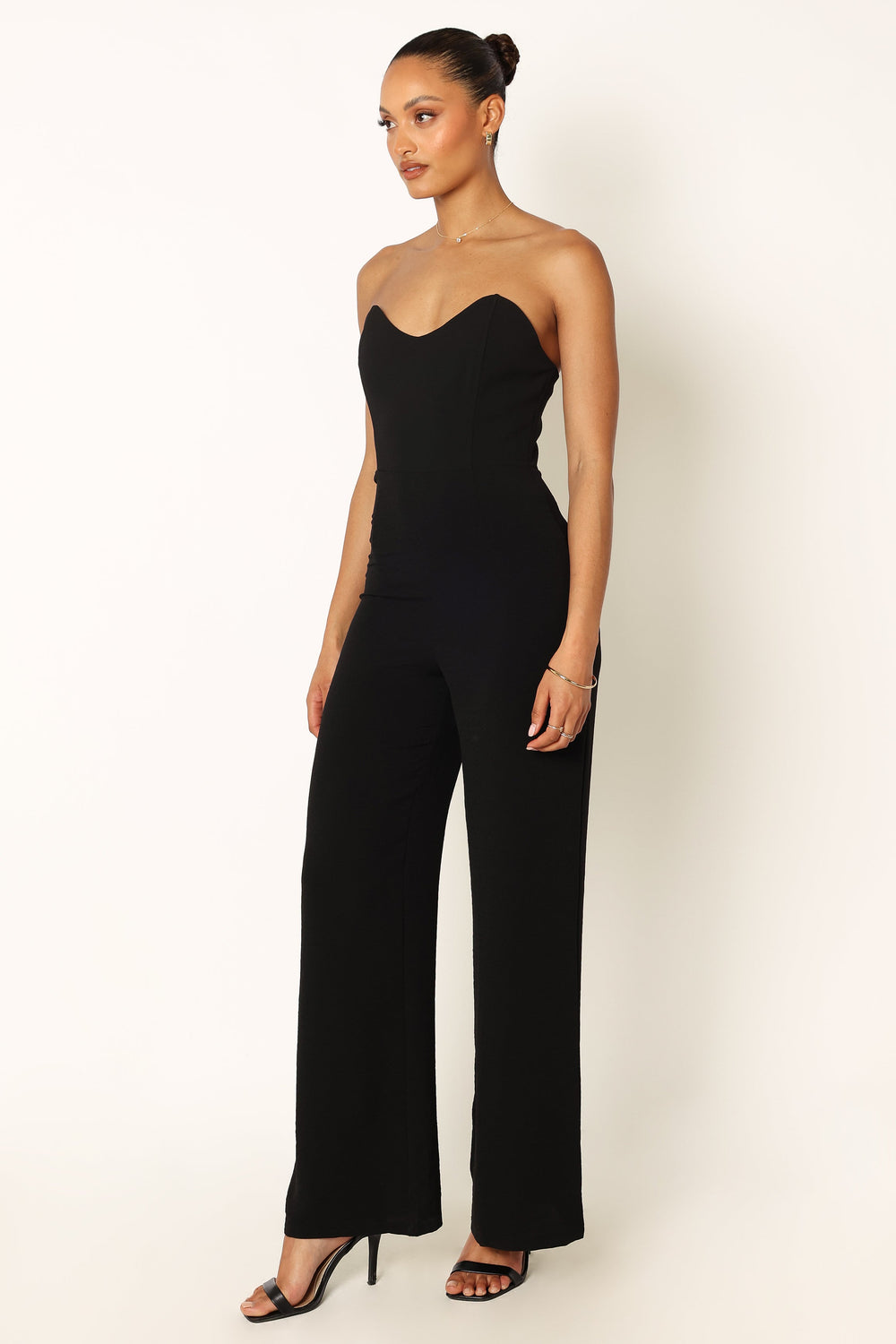 Nyla Sweetheart Jumpsuit - Black - Petal & Pup USA