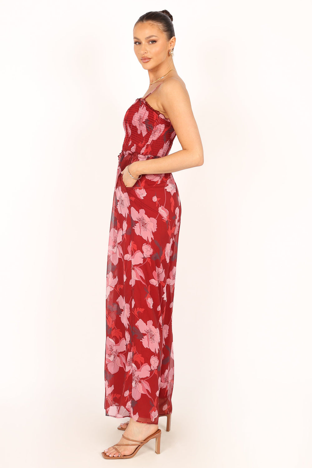 Petal and Pup USA Rompers Quinn Wide Leg Jumpsuit - Scarlet