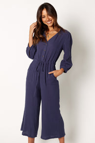 Petal and Pup USA Rompers Roberta Jumpsuit - Navy