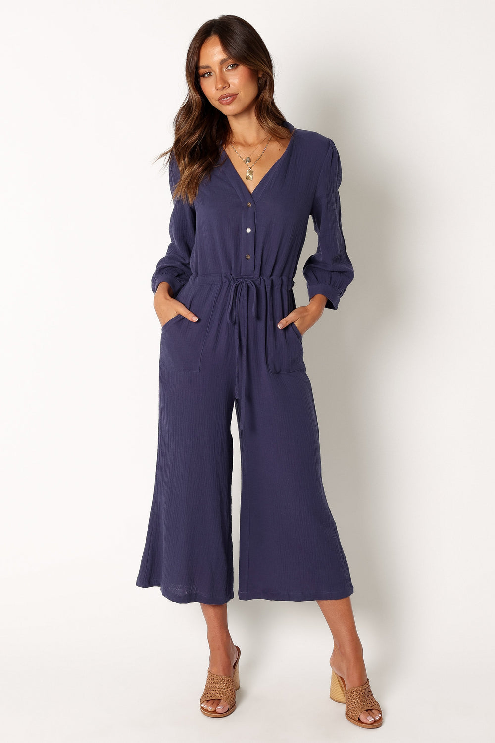 Petal and Pup USA Rompers Roberta Jumpsuit - Navy