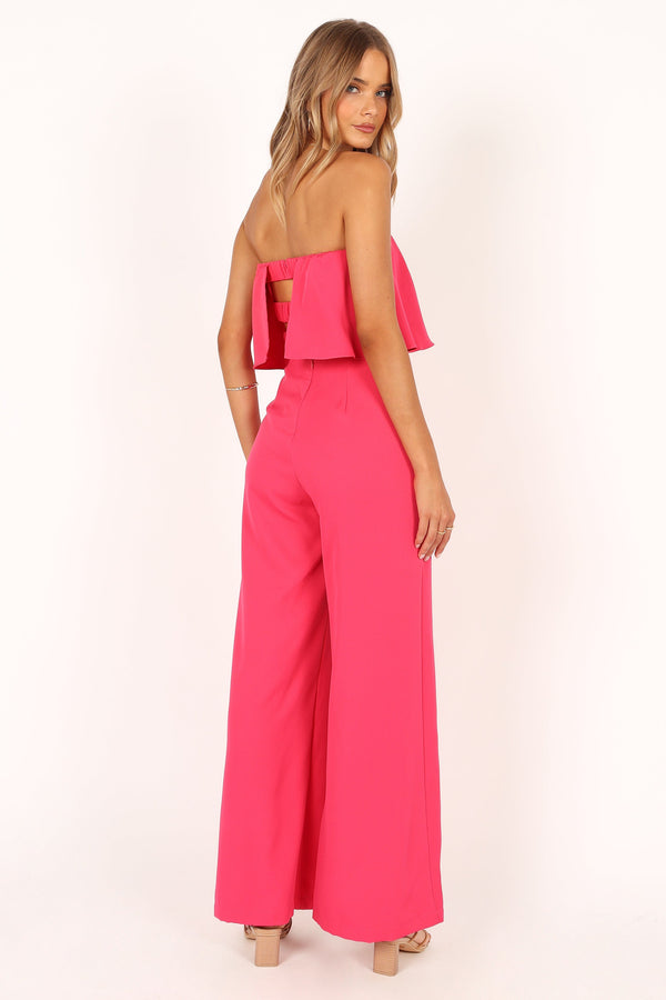 Petal and Pup USA Rompers Sonny Strapless Jumpsuit - Hot Pink