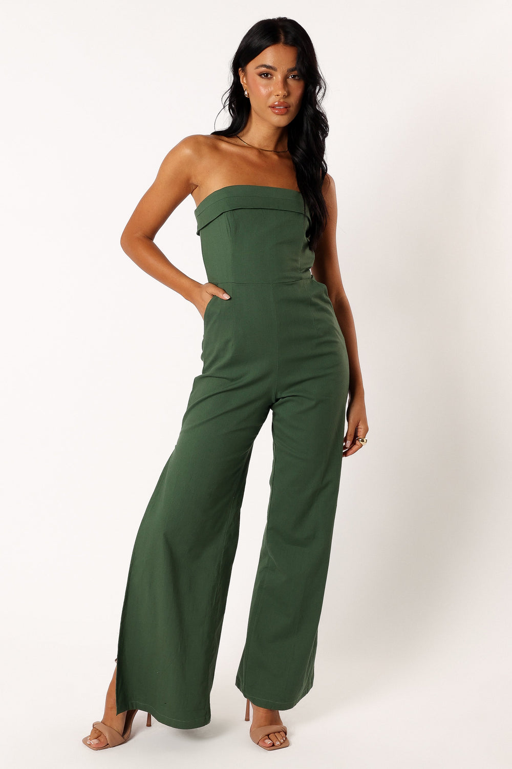 Petal and Pup USA Rompers Tahari Jumpsuit - Olive