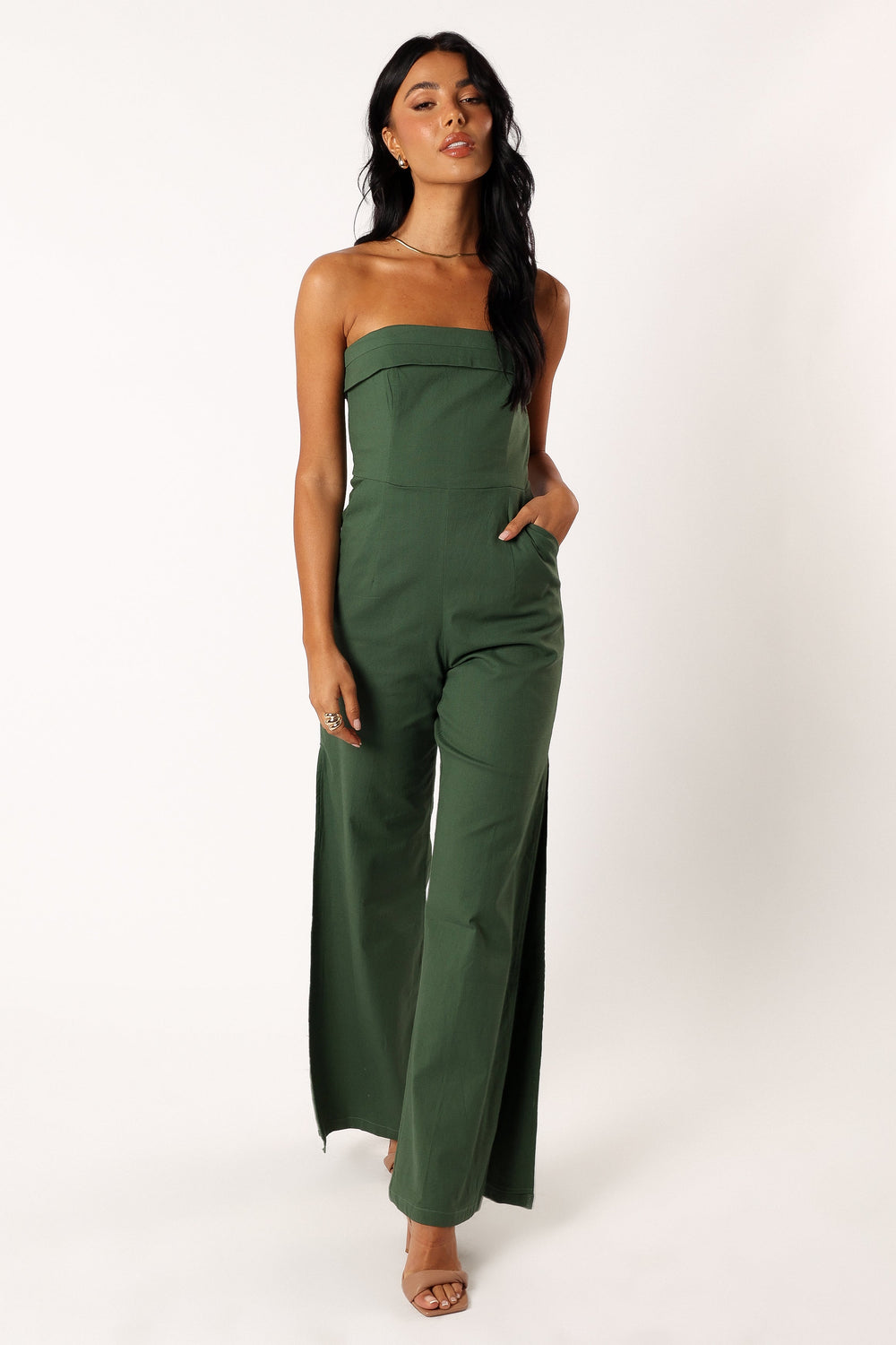 Petal and Pup USA Rompers Tahari Jumpsuit - Olive