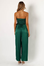 Petal and Pup USA Rompers Tanya Strapless Jumpsuit - Emerald