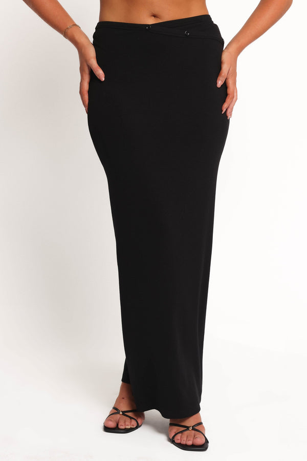 Petal and Pup USA SETS Adeline Long Sleeve Skirt Set - Black