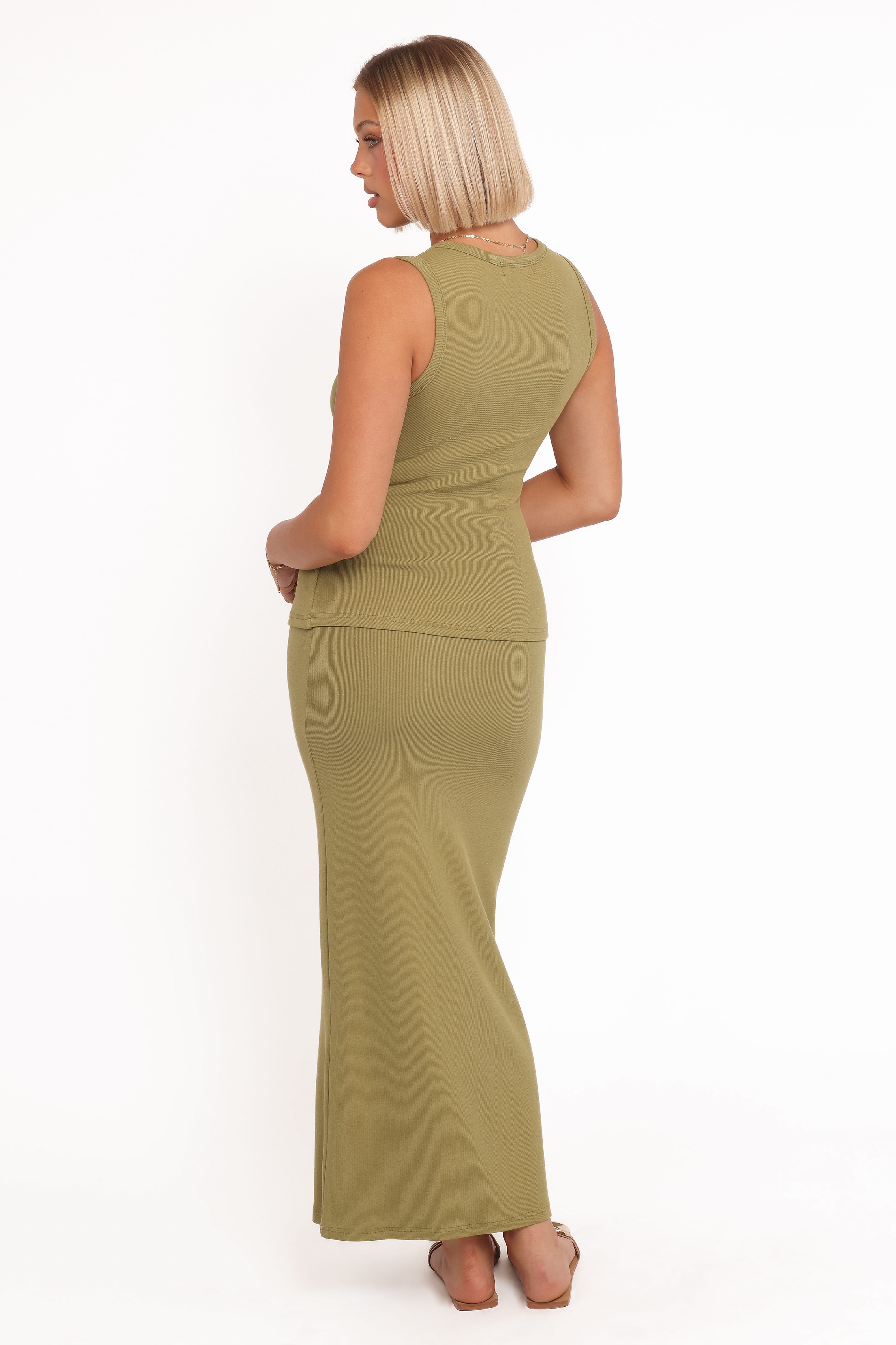 Adeline Two Piece Set - Olive Green | Petal & Pup USA