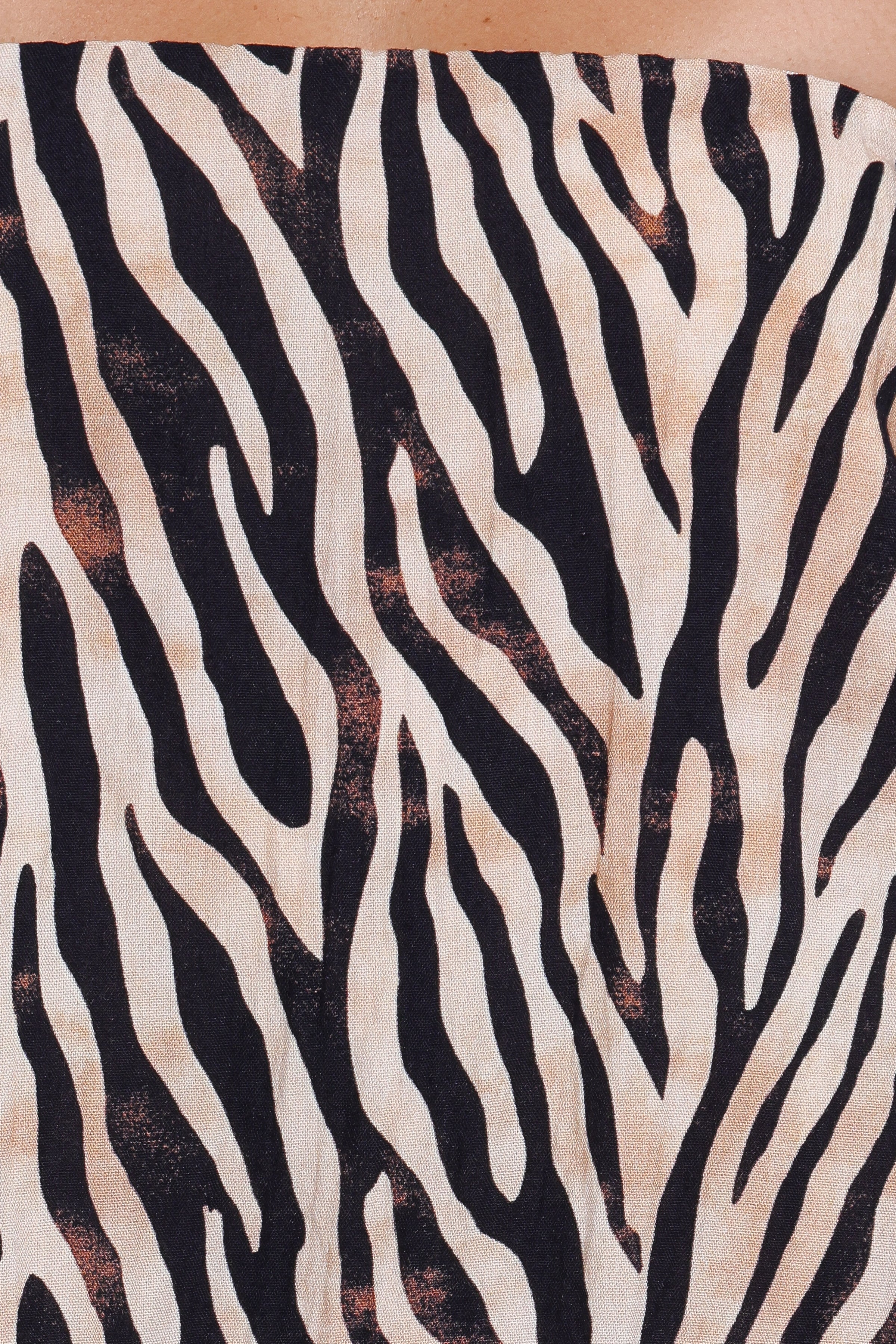 Petal and Pup USA SETS Agnes Skirt Set - Brown Zebra