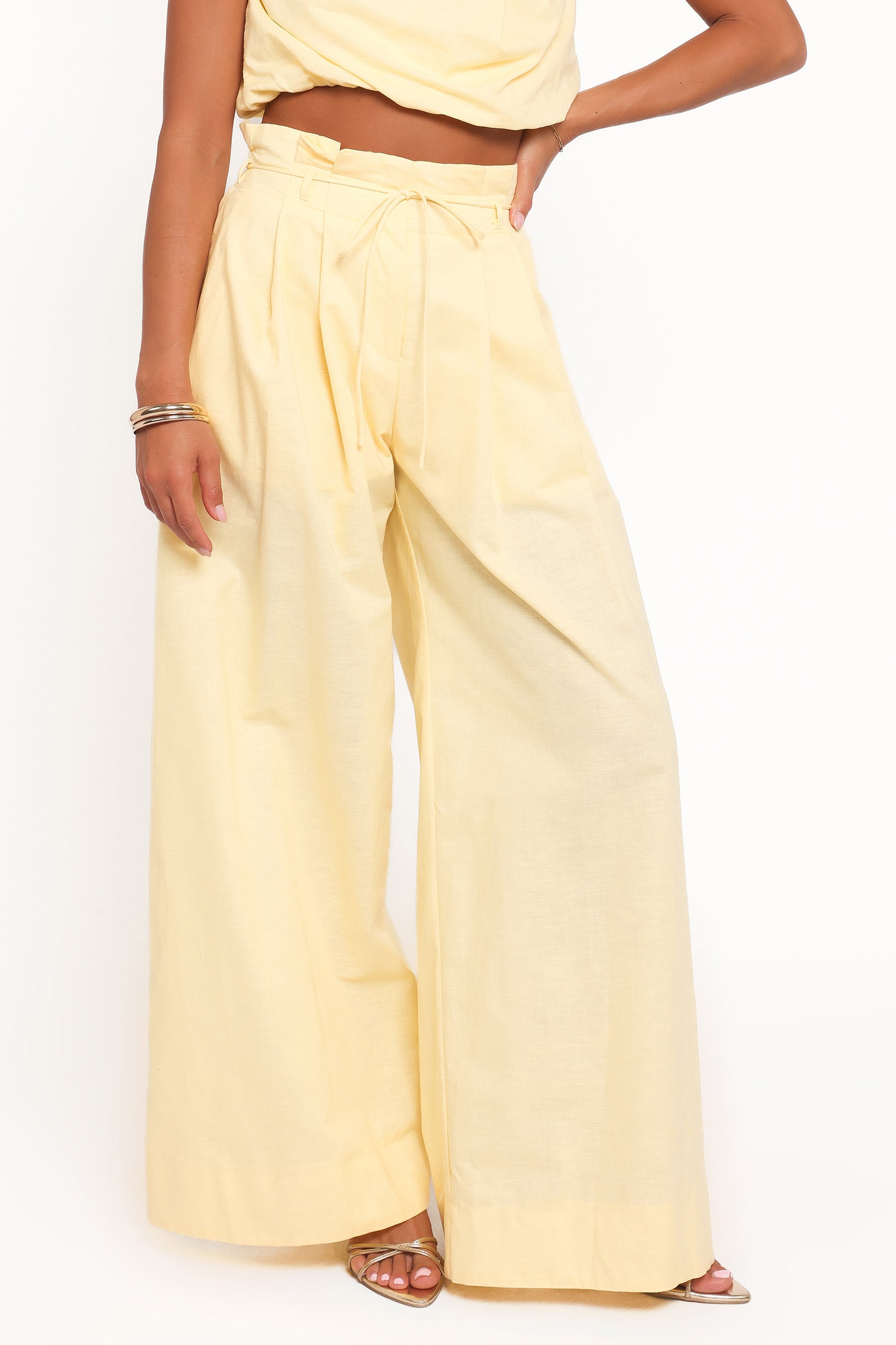 Petal and Pup USA SETS Althea Pant Set - Yellow