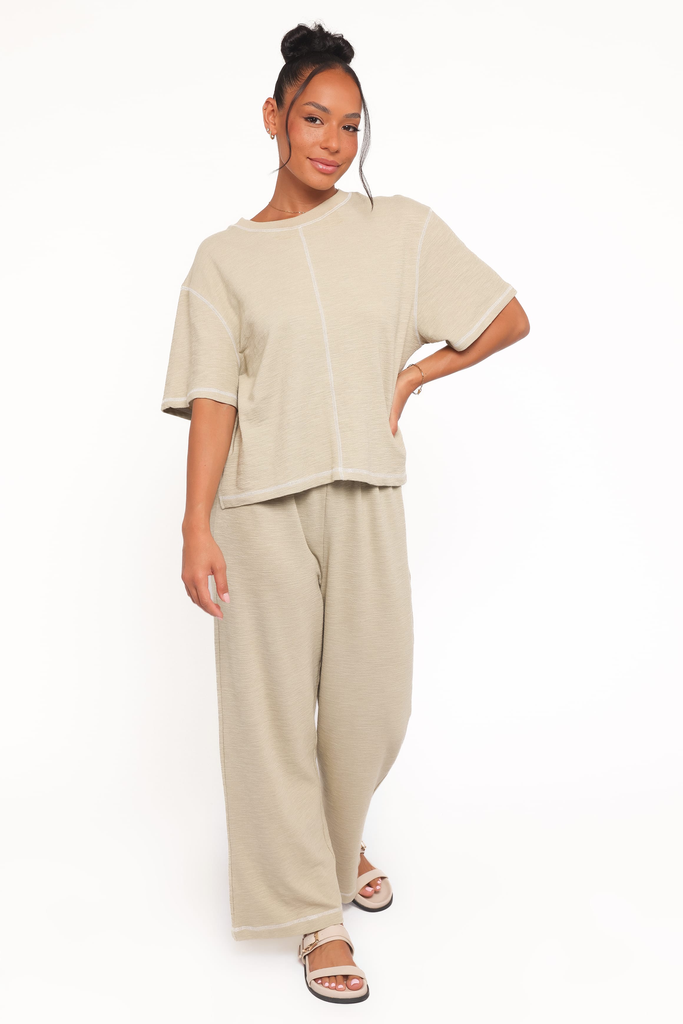 Silvie Knitted Set - Beige | Petal & Pup USA
