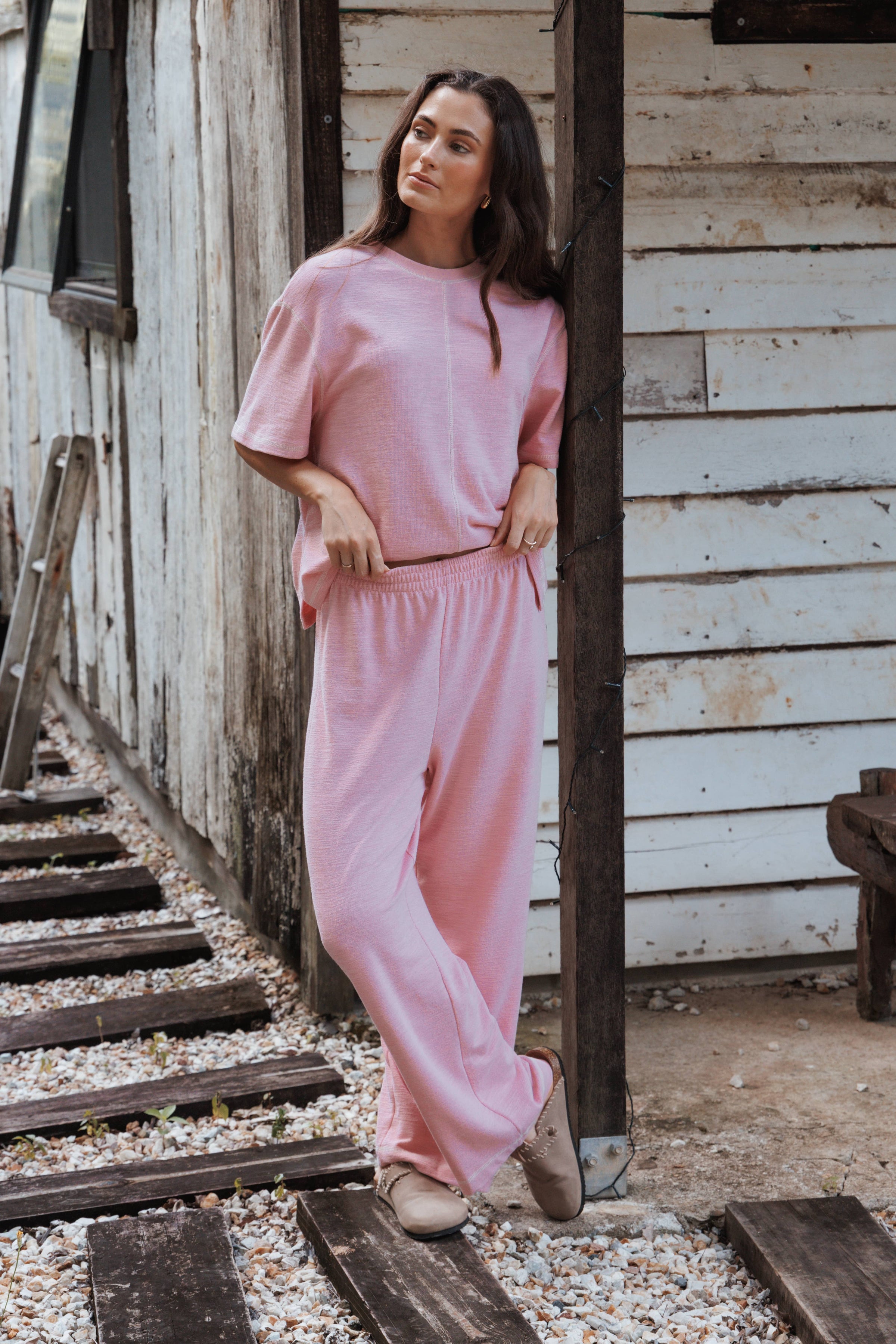 Petal and Pup USA SETS Angler Knit Set - Pink