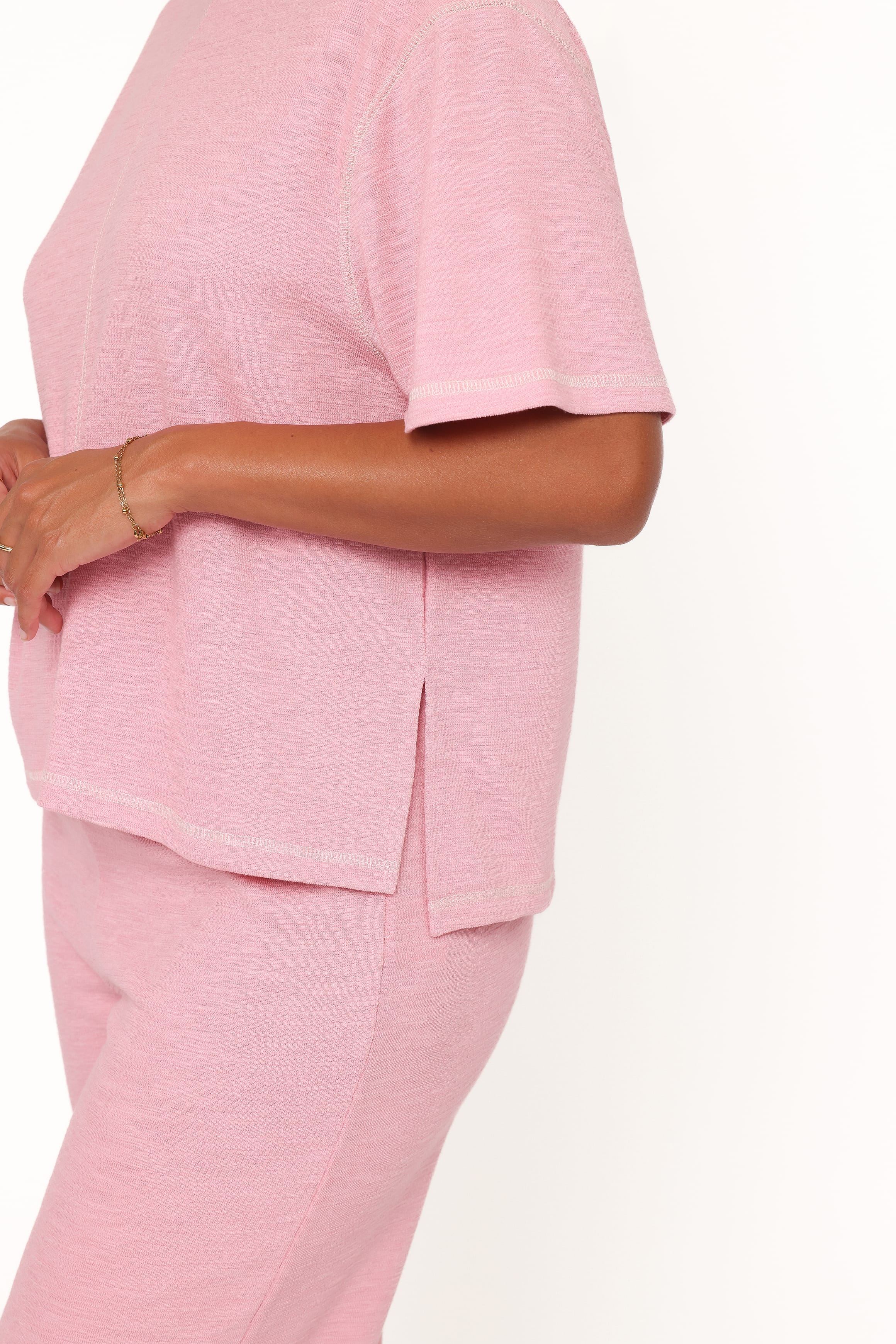 Petal and Pup USA SETS Angler Knit Set - Pink