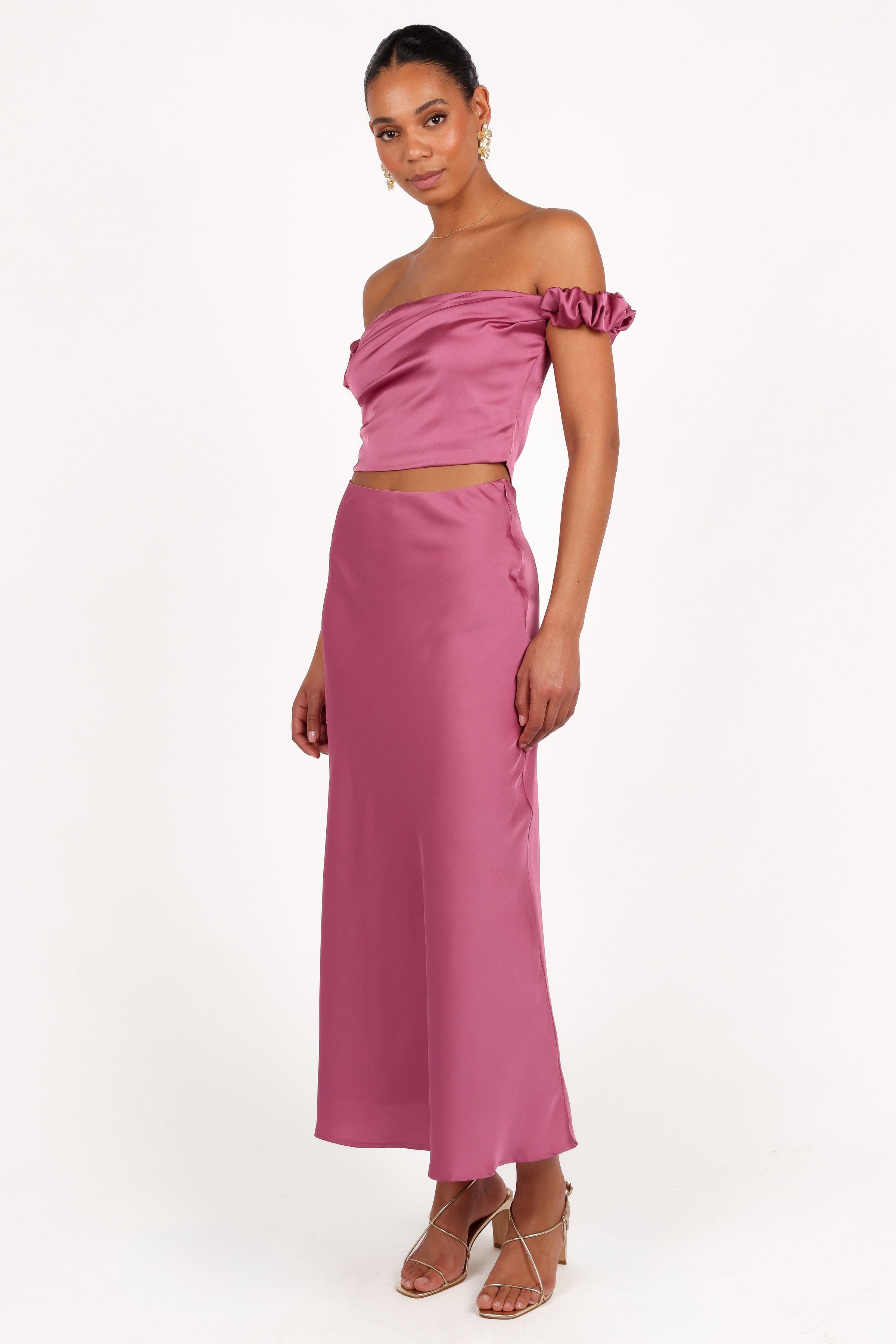 Petal and Pup USA SETS Arabella Two Piece Set - Dark Rose