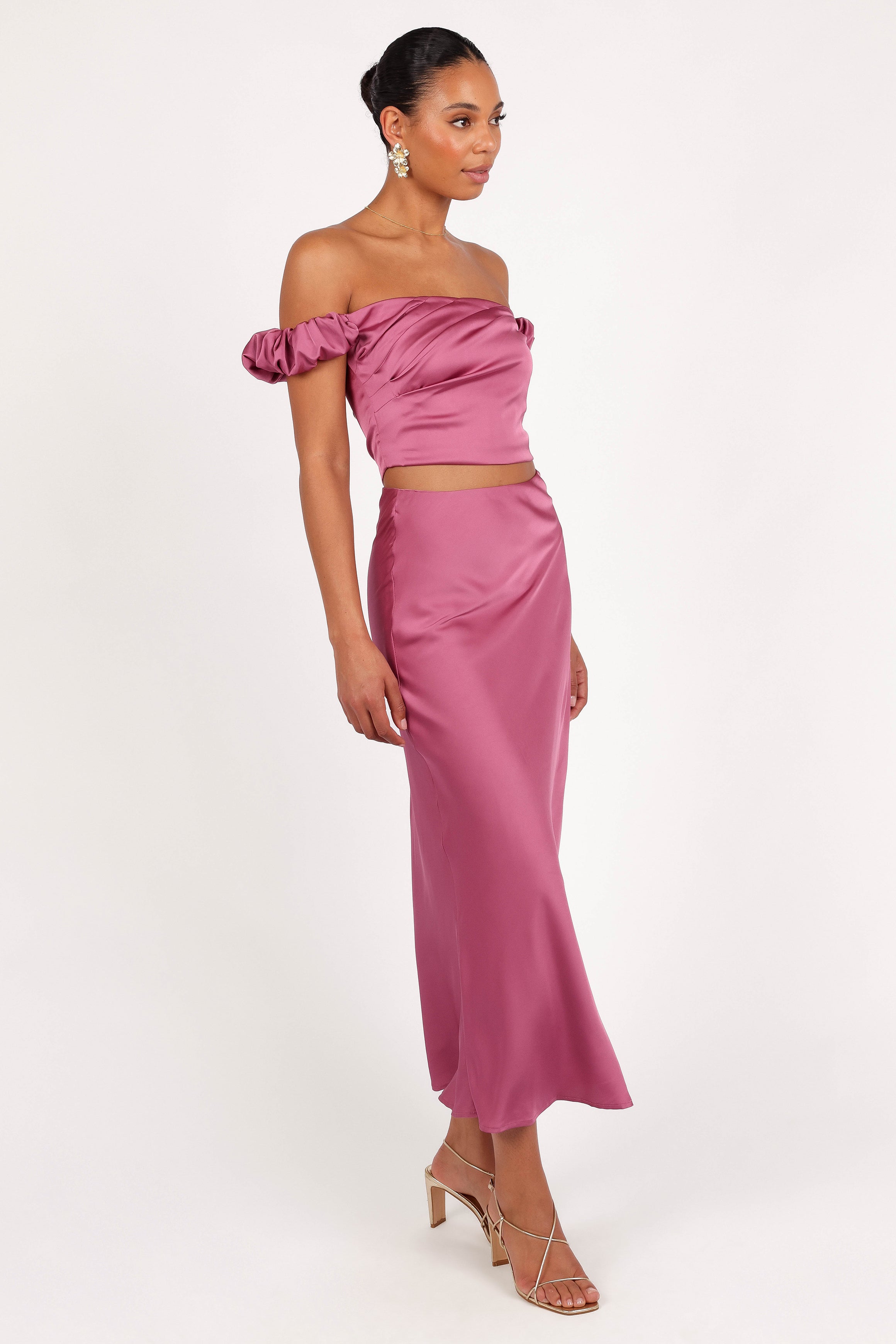 Petal and Pup USA SETS Arabella Two Piece Set - Dark Rose