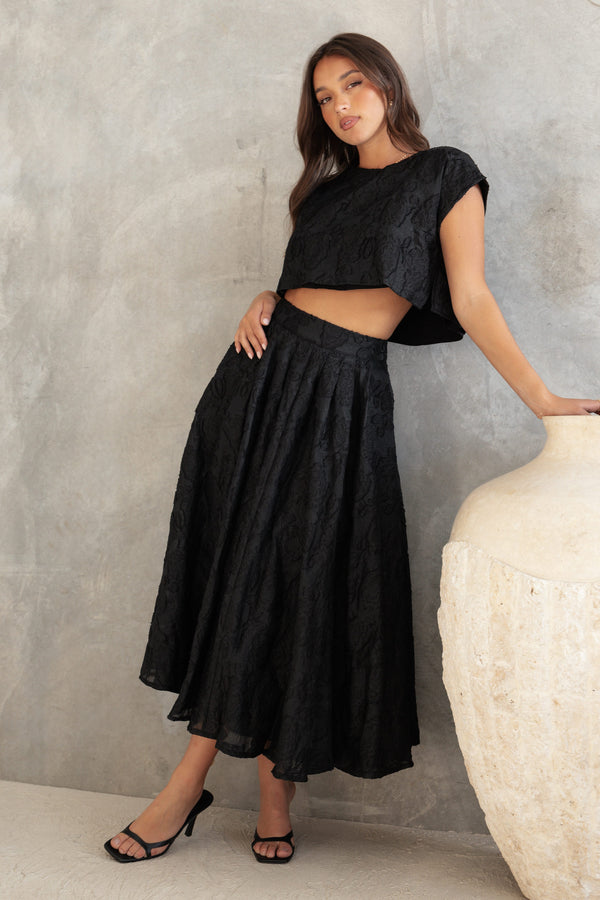 Petal and Pup USA SETS Beckham Two Piece Set - Black