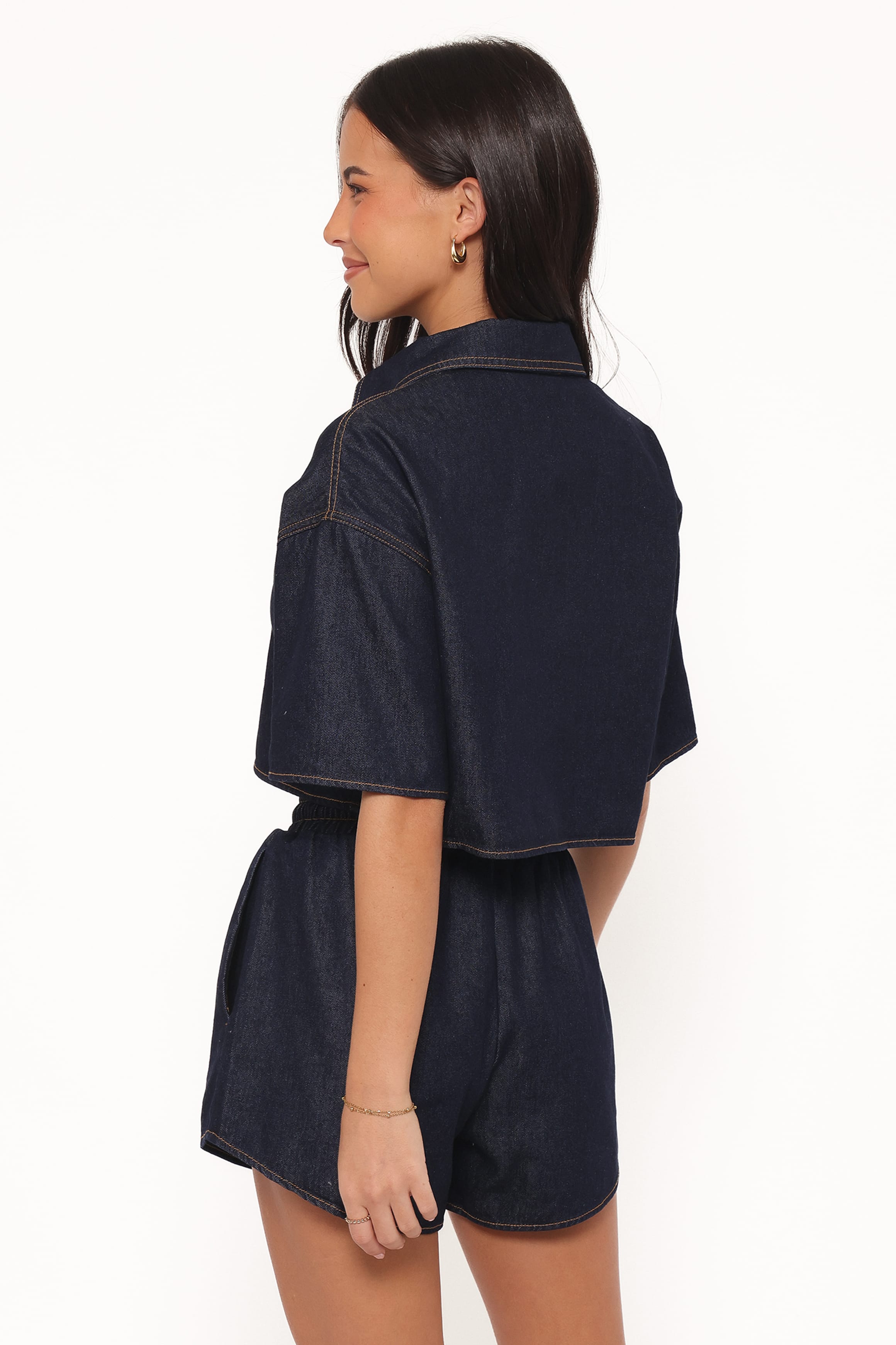 Petal and Pup USA SETS Bels Denim Short Set - Indigo